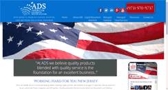 Desktop Screenshot of ads-nj.com